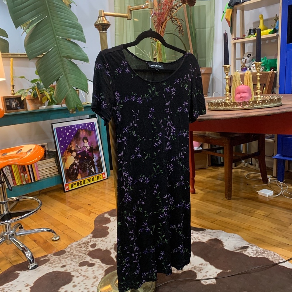 cute floral breathable vintage dress